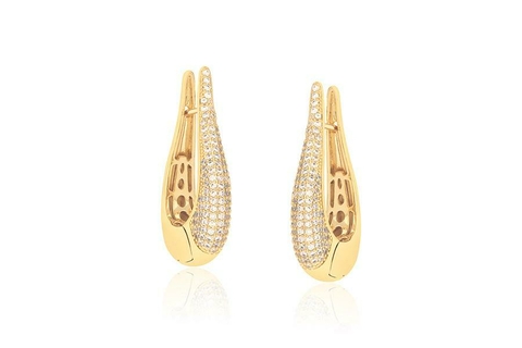 Brinco Gota Cravejado