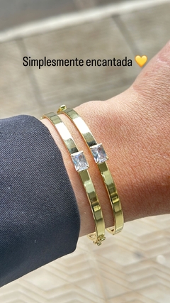 Bracelete Baguete Cristal