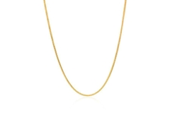 Gargantilha 40cm c/extensor de 5cm Banho de Ouro 18k - comprar online
