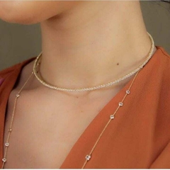 Gargantilha Banhada em Ouro 18K na internet