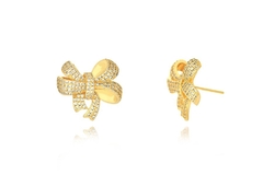Brinco Laço Banhado a Ouro 18K - comprar online