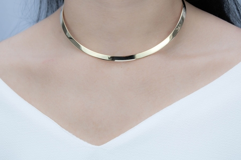 Gargantilha Banhada em Ouro 18K