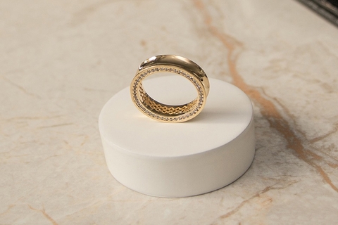 Anel Banhado em Ouro 18K