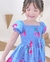 Vestido Infantil Doce Lavanda manga bufante - loja online
