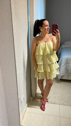 Vestido babados - loja online