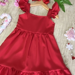Vestido amora vermelho na internet