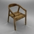 silla bali asiento de madera