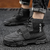 Botas de caminhada masculinas na moda vintage tênis deserto impermeável - GM