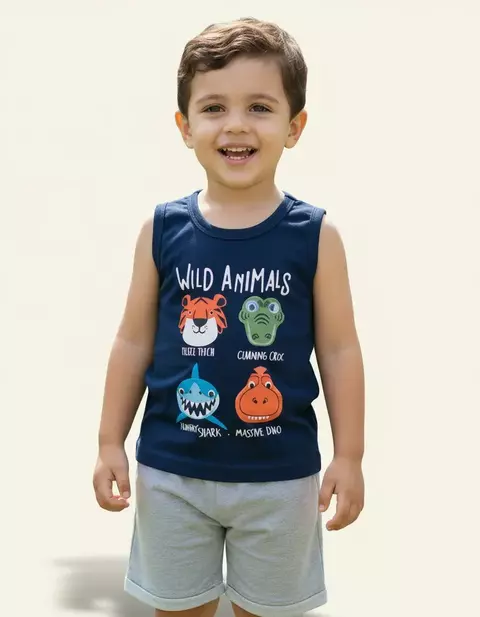 Conjunto Regata Bichinhos para Menino - Doce Folia - comprar online