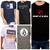 Kit 5 Camiseta Masculina 100% Algodão 30.1