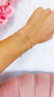 Pulseira Elos Corações