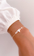 Pulseira coração e bolas