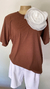 T- Shirt Flor - Marrom - loja online