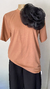 T- Shirt Flor - Mocha mousse - loja online