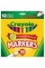Crayola Marcadores de Ampla Linha - 10 Unidades