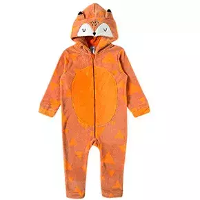 MACACÃO TIP TOP BEBE BICHINHO LARANJA RAPOSA |0523|