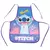 AVENTAL STITCH INFANTIL ESCOLAR ESTAMPADO PARA PINTAR