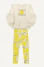 Conjunto Fakini Feminino Infantil Lemon Blusa Manga Longa e Legging (4ao10) na internet