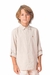 Camisa Bakulele Masculina Piemonte com Logo Bordado Tamanho (6ao14)
