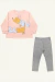 Conjunto Fakini Feminino Infantil Blusa Manga Longa Estampa de Cachorro e Legging (1ao3) - comprar online