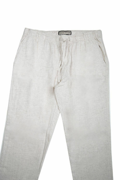 CALÇA DE LINHO CASUAL AREIA - L.O.N.S