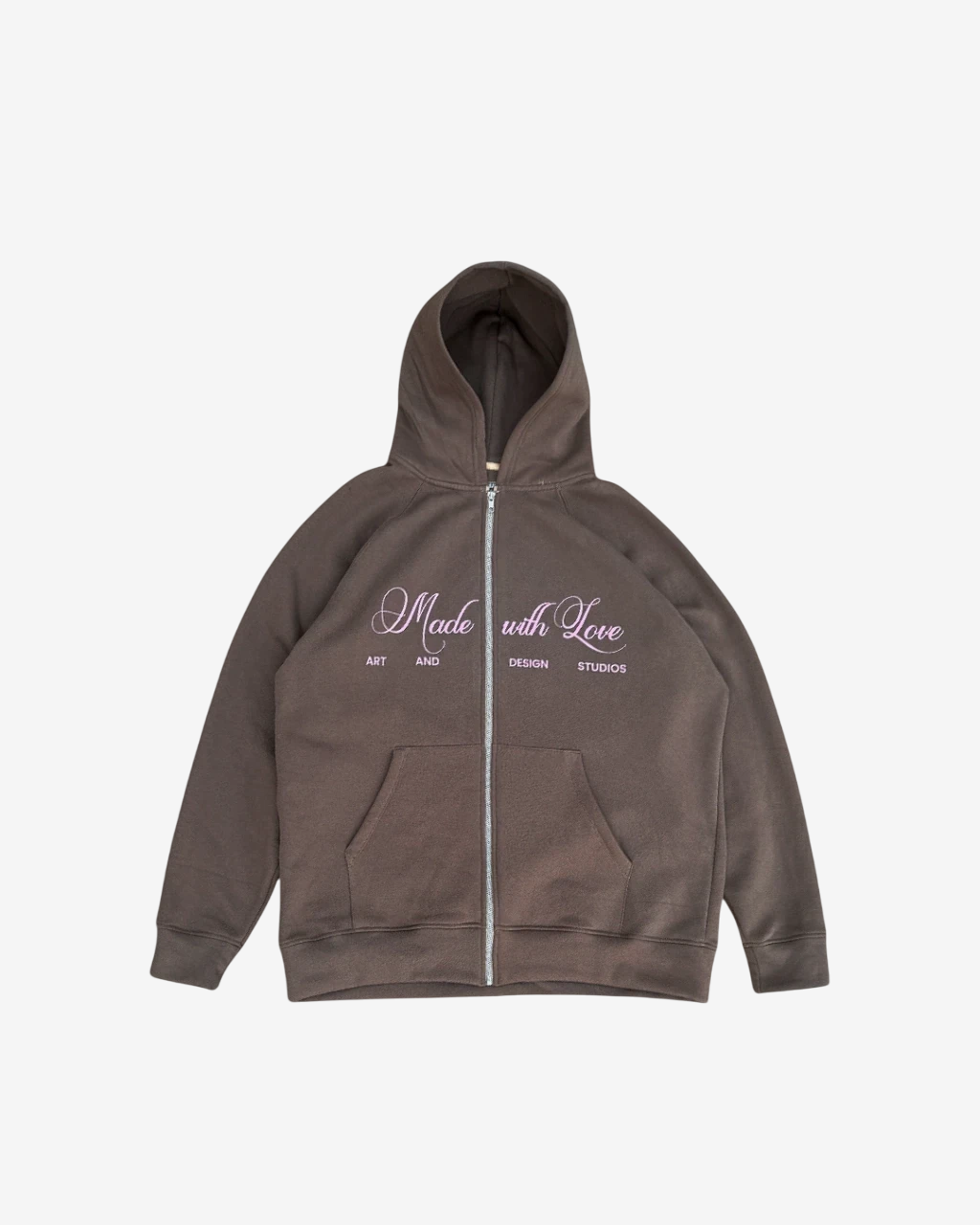 Campera Zip Chocolate