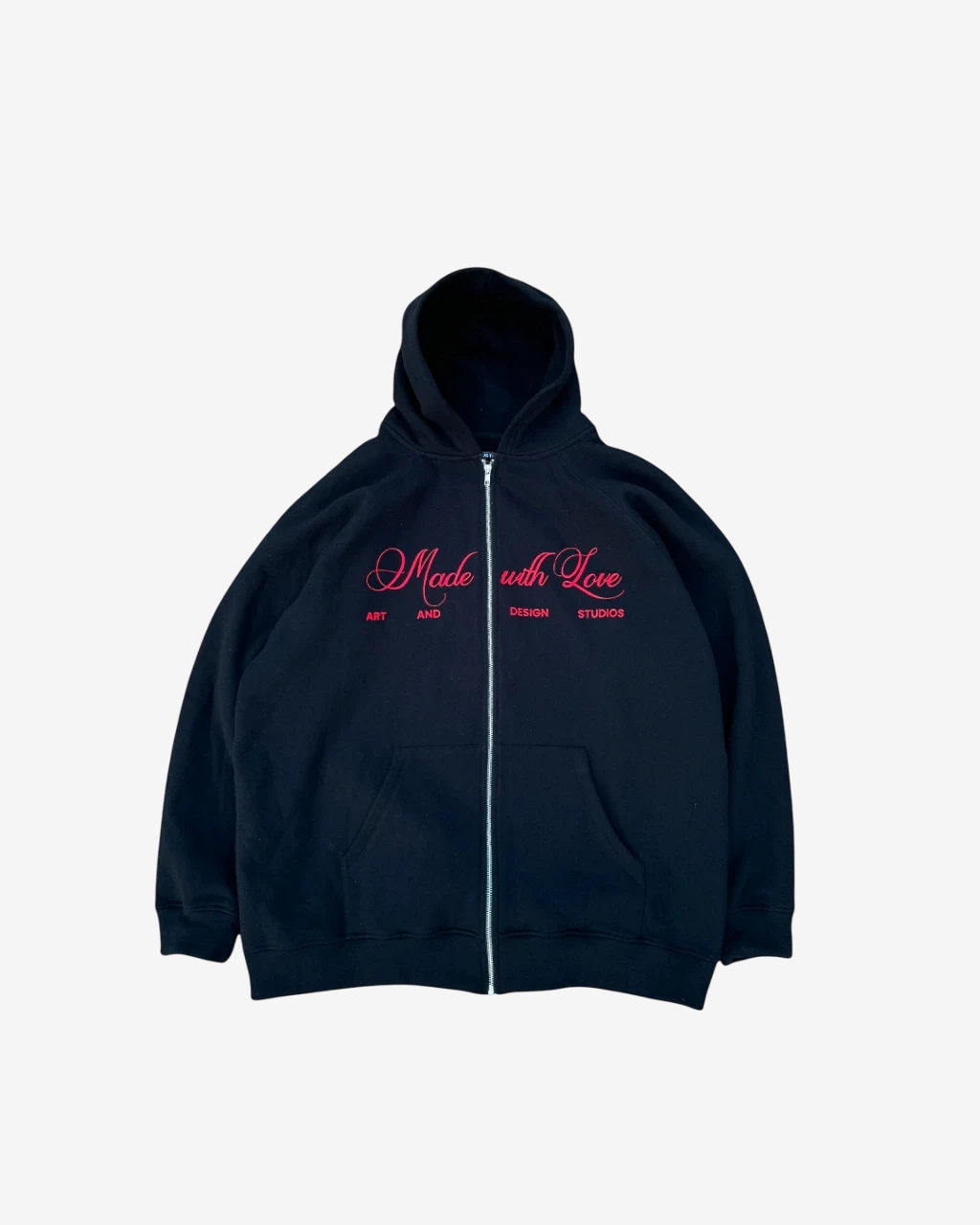 Campera Zip Negra