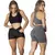 Kit 2 Conjuntos Academia 2 Tops e 2 Shorts Empina Bumbum