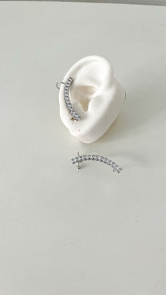 Brinco ear cuff zircônias - AL acessorios - Semijoias de qualidade e tendências