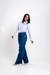 Calça wide leg fendas (ST) - Folam Jeans