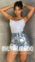 Short metalizado (prata) - Folam Jeans