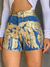 Short metalizado (dourado) - comprar online