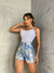 Short metalizado (prata) - comprar online