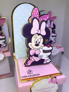 Caixa Mini cenário do tema Confeitaria da Minnie na internet