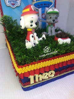 Caixa cenário do tema patrulha canina - comprar online