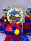 Caixa acrílica dupla do tema Sonic