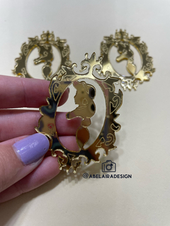 Frame da princesa Jasmine de acrílico