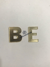Letras em acrílico Dourado