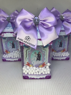 Caixa milk com visor do tema Frozen