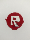 Aplique duplo em acrílico do tema Roblox