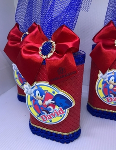 Biscoito look do tema Sonic