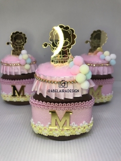 Nutella do tema circo rosa