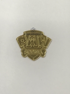 Aplique em acrílico da patrulha canina