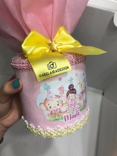Tubo lata do tema Circo Rosa - comprar online