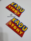 Aplique em acrílico duplo do tema Toy Store