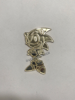 Aplique em acrílico do Sonic