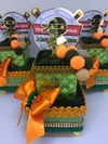 Caixa acrílica dupla do tema Tartaruga ninja