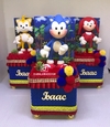 Mini Caixa cenário do tema Sonic