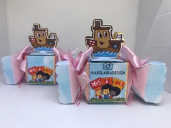 Caixa bala do tema Três palavrinhas - comprar online