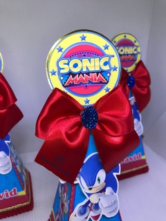 Caixa cone do tema Sonic - comprar online